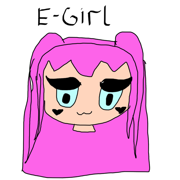 E-Girl post on PopJam