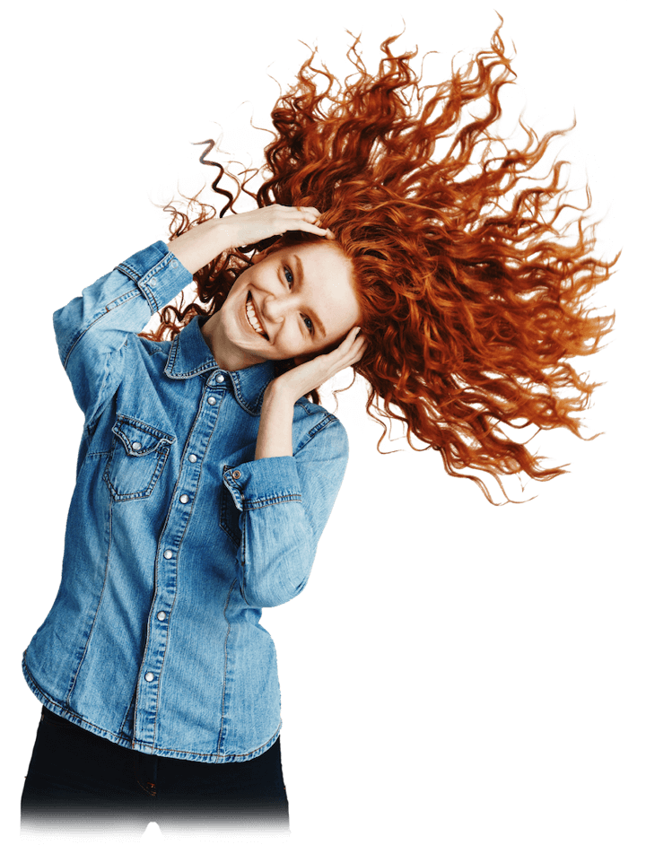 kidsafe social video - girl with red hair