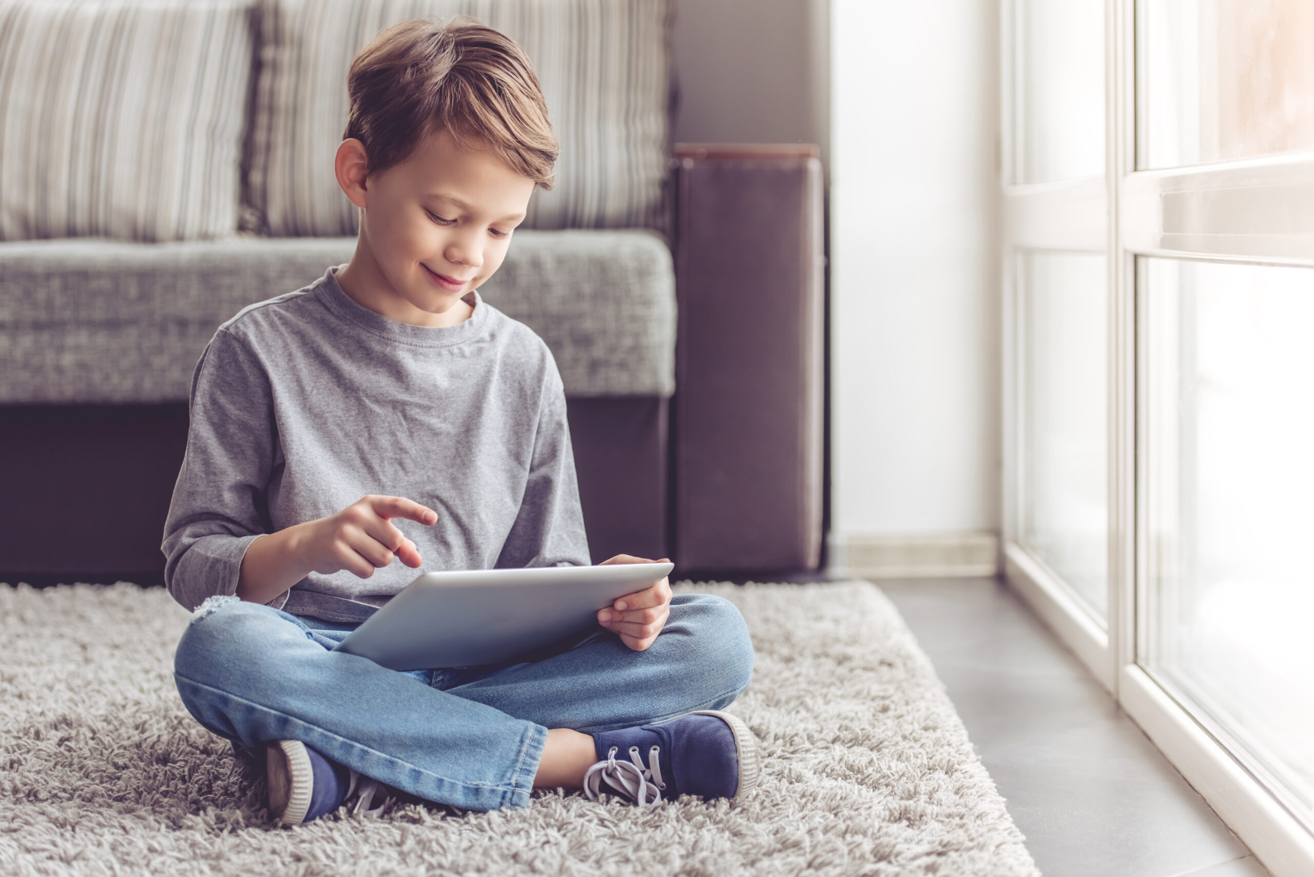 Boy on laptop